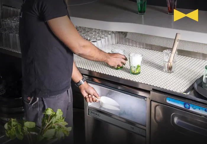 Machine à glaçons professionnelle Maroc en inox pour restaurant