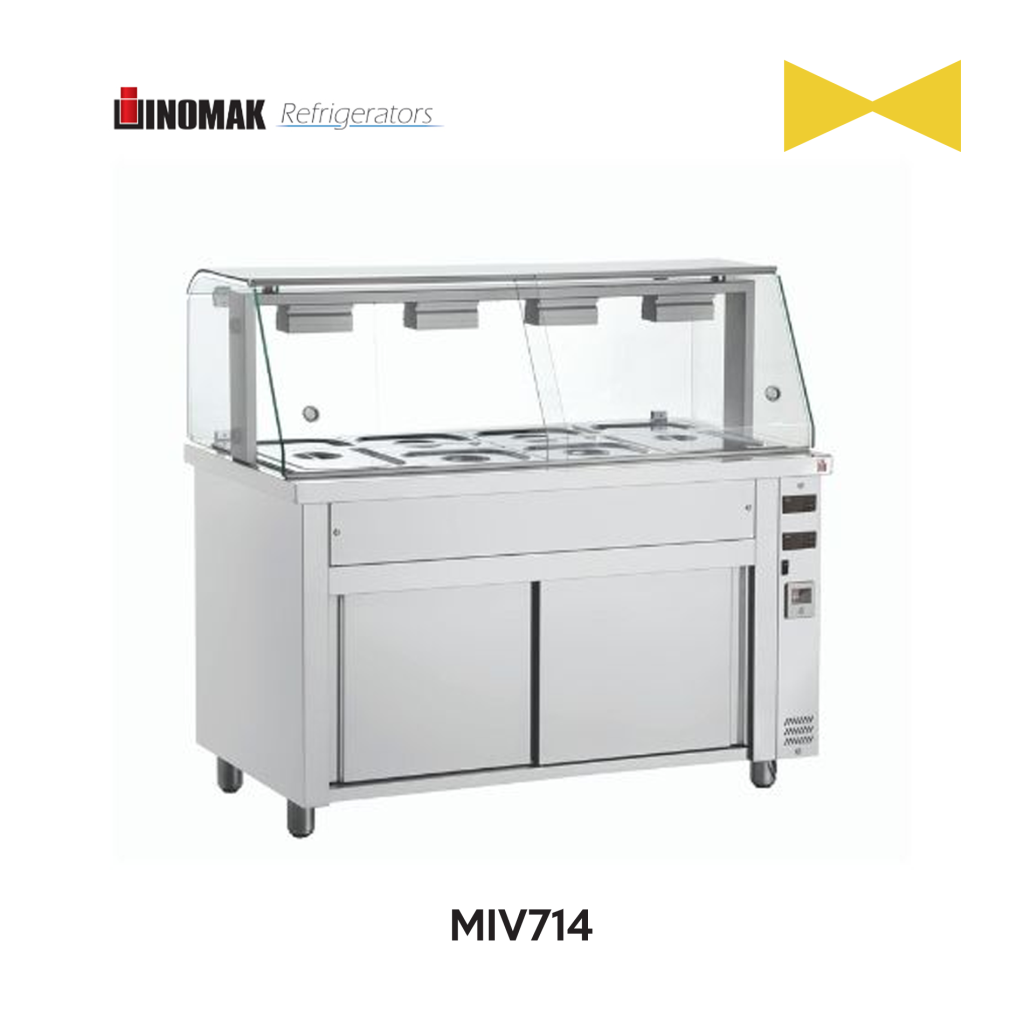 Inomak MIV 714 buffet professionnel avec 4 bacs GN 1/1