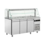 Saladette réfrigérée à vitrine Inomak ZQFP