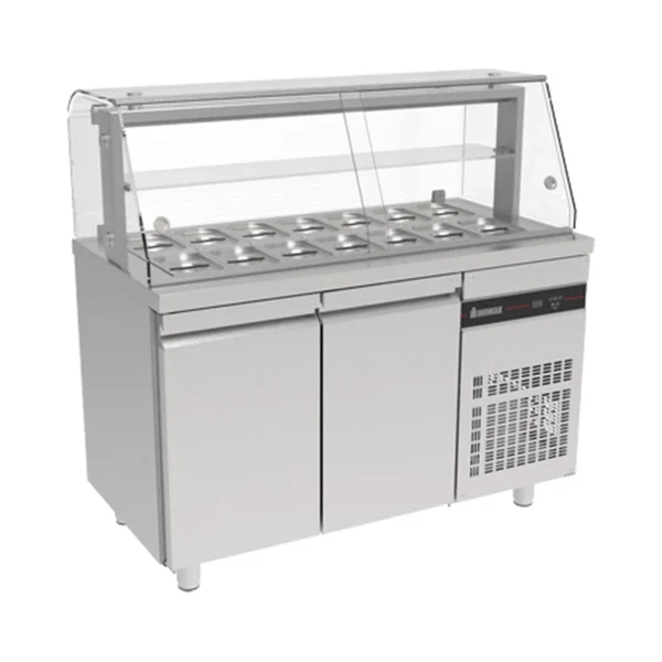 Saladette réfrigérée à vitrine Inomak ZQFP
