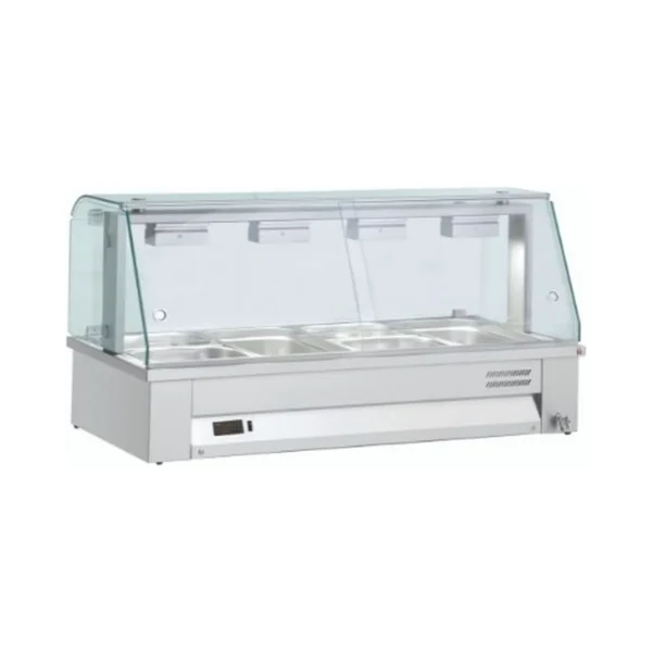 Vitrine chaude bain-marie à poser Inomak MBV