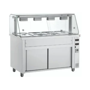 Vitrine chaude bain-marie sur table chaude Inomak MIV