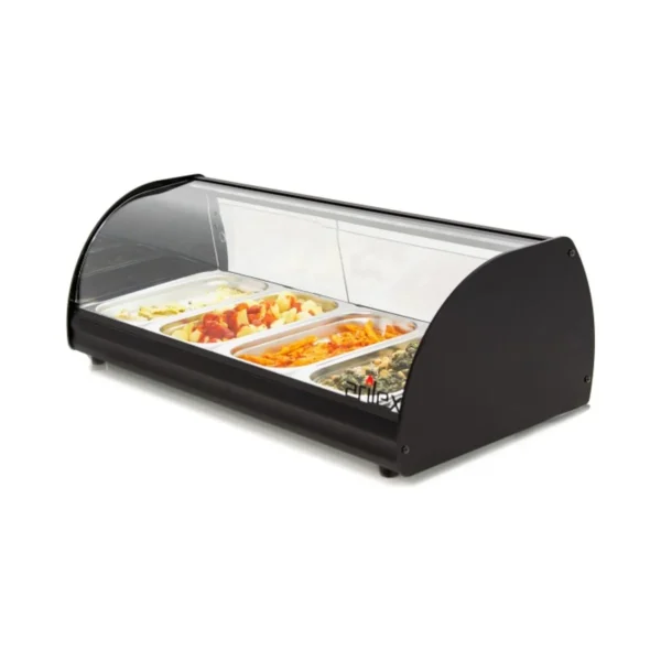 Vitrine chauffante à poser Arilex CTL pour bacs GN 1/3